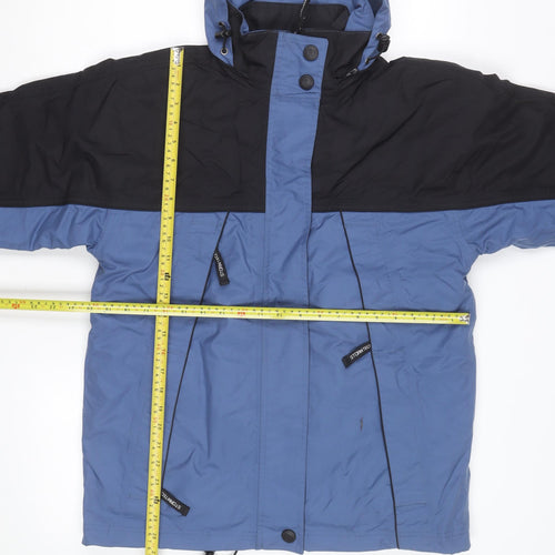 Stormtech Men's Blue Waterproof Hooded Parka Jacket Size S
