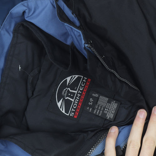 Stormtech Men's Blue Waterproof Hooded Parka Jacket Size S