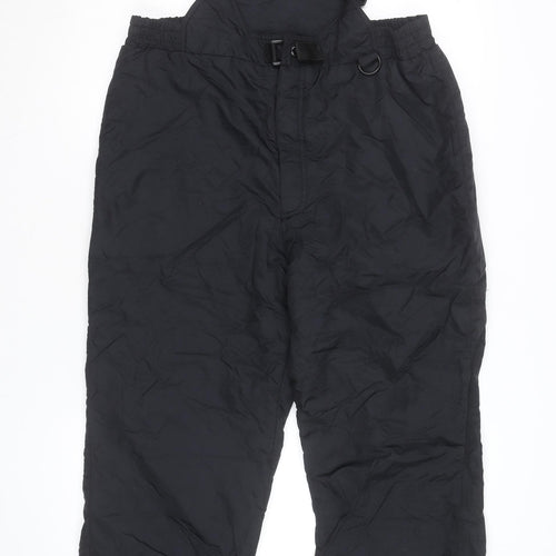 Sportcaster Men's Black Snow Pants M Regular Fit Insulated Waterproof