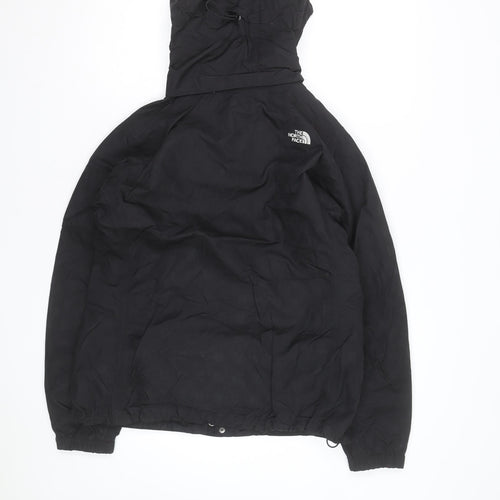 The North Face Women's Black Hooded Waterproof Parka Jacket M