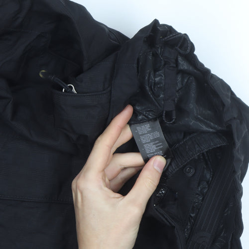 The North Face Women's Black Hooded Waterproof Parka Jacket M