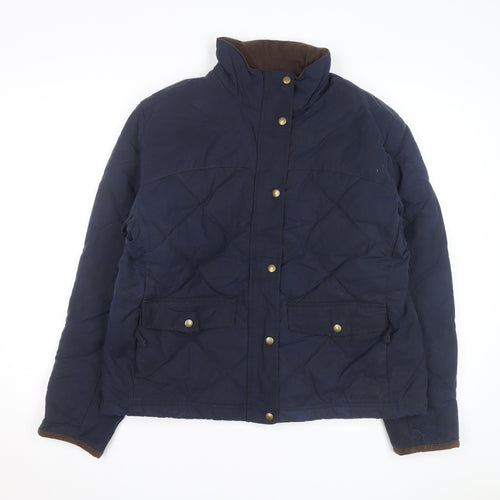 L.L.Bean Women’s Blue Quilted Down Jacket Size L Regular
