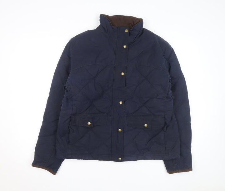 L.L.Bean Women’s Blue Quilted Down Jacket Size L Regular