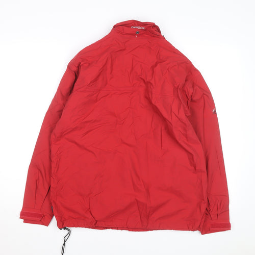 Chinook Men’s Red Parka Jacket M Windproof Water Resistant Outdoor