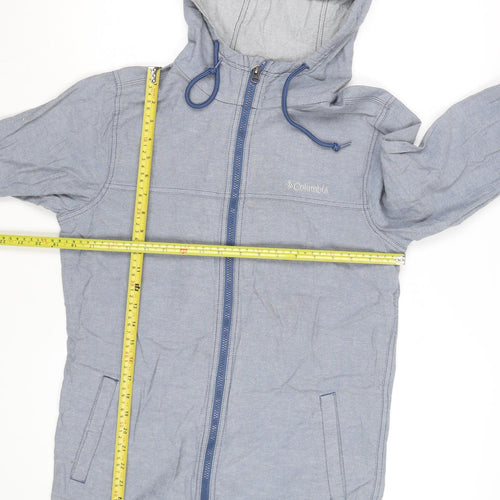 Columbia Men's Blue Full Zip Lightweight Hoodie Size S