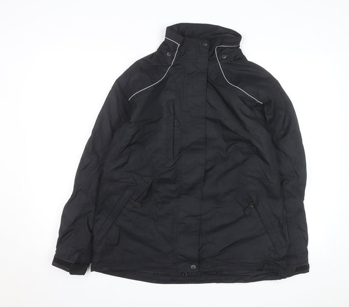 Viking Mens Black L Waterproof Windproof Creekside Rain Jacket