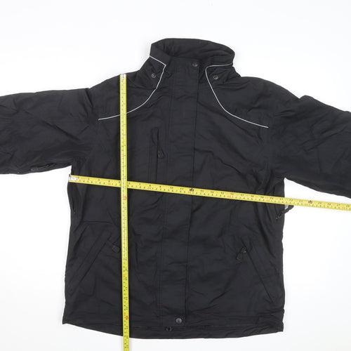 Viking Mens Black L Waterproof Windproof Creekside Rain Jacket