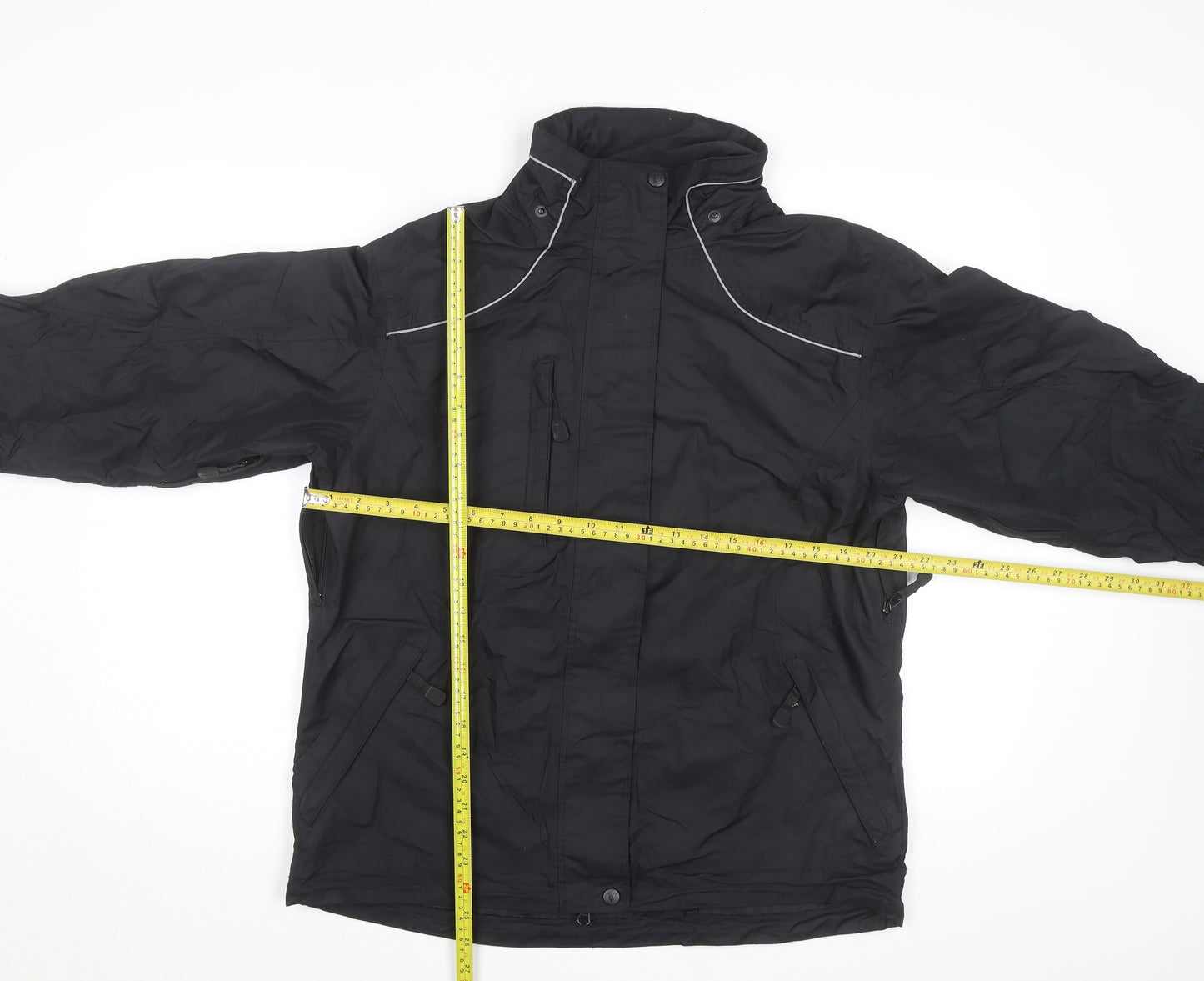 Viking Mens Black L Waterproof Windproof Creekside Rain Jacket