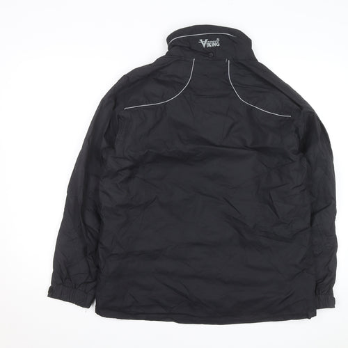 Viking Mens Black L Waterproof Windproof Creekside Rain Jacket