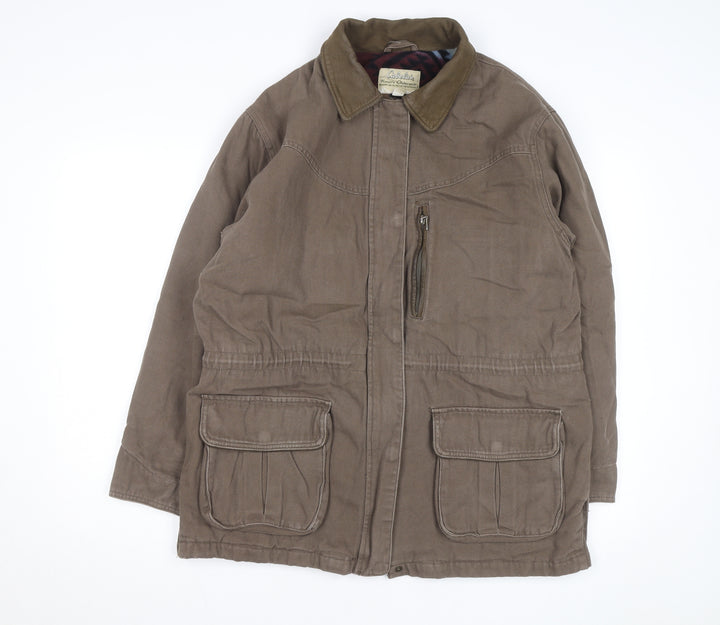 Cabela's Women's Brown L Field Jacket Cotton Blend Outdoor Coat