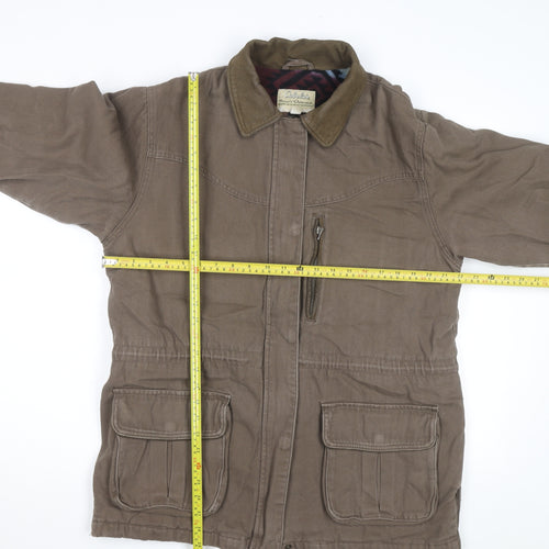 Cabela's Women's Brown L Field Jacket Cotton Blend Outdoor Coat