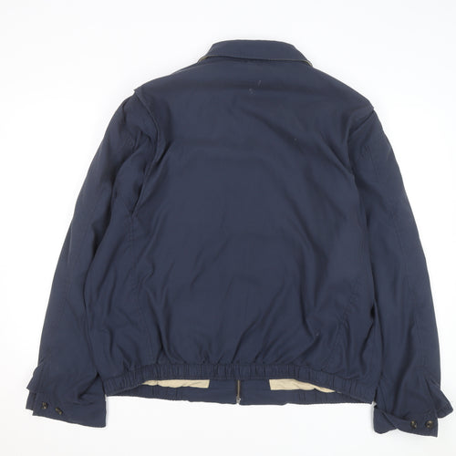 Tommy Hilfiger Men's Blue XL Bomber Jacket Classic Zip Casual
