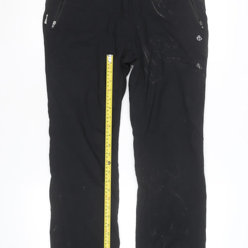 Craghoppers Women's Black Stretch Travel Trousers Size 12 Regular