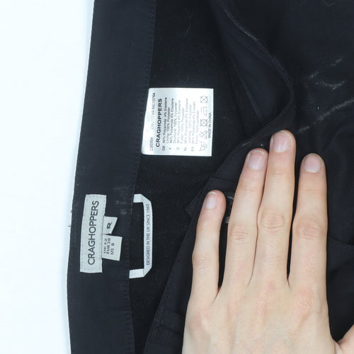 Craghoppers Women's Black Stretch Travel Trousers Size 12 Regular