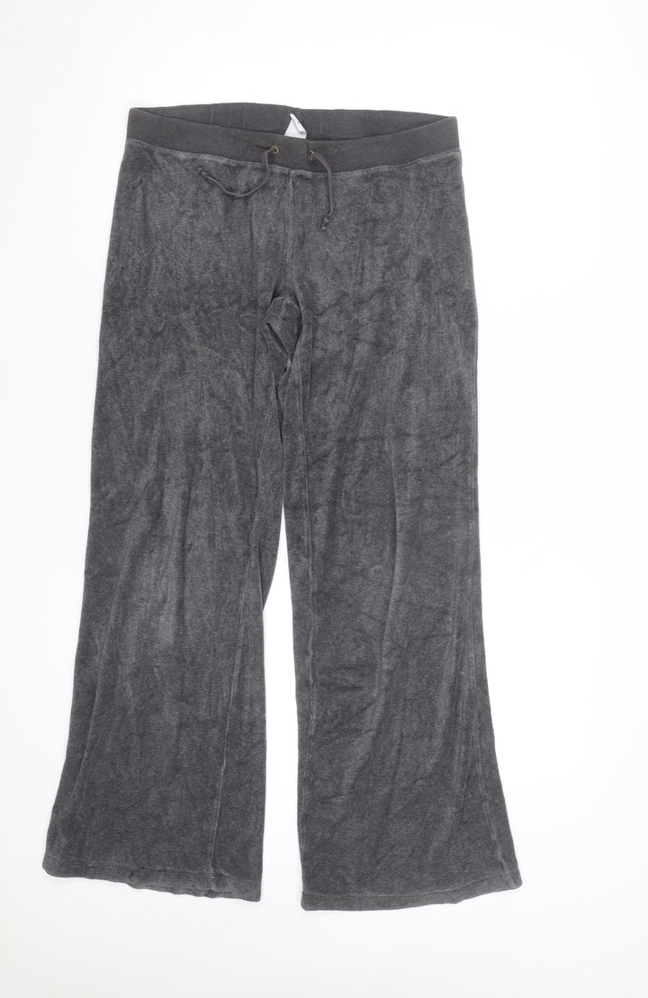 GAP Women’s Grey Jersey Wide-Leg Sweatpants Size S