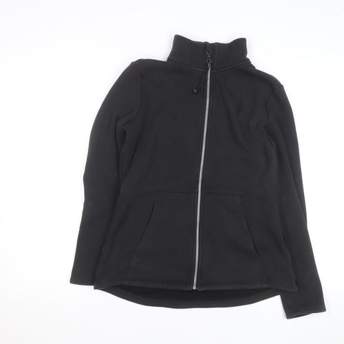 Skechers Men’s Black Fleece Zip-Up Active Jacket Size S