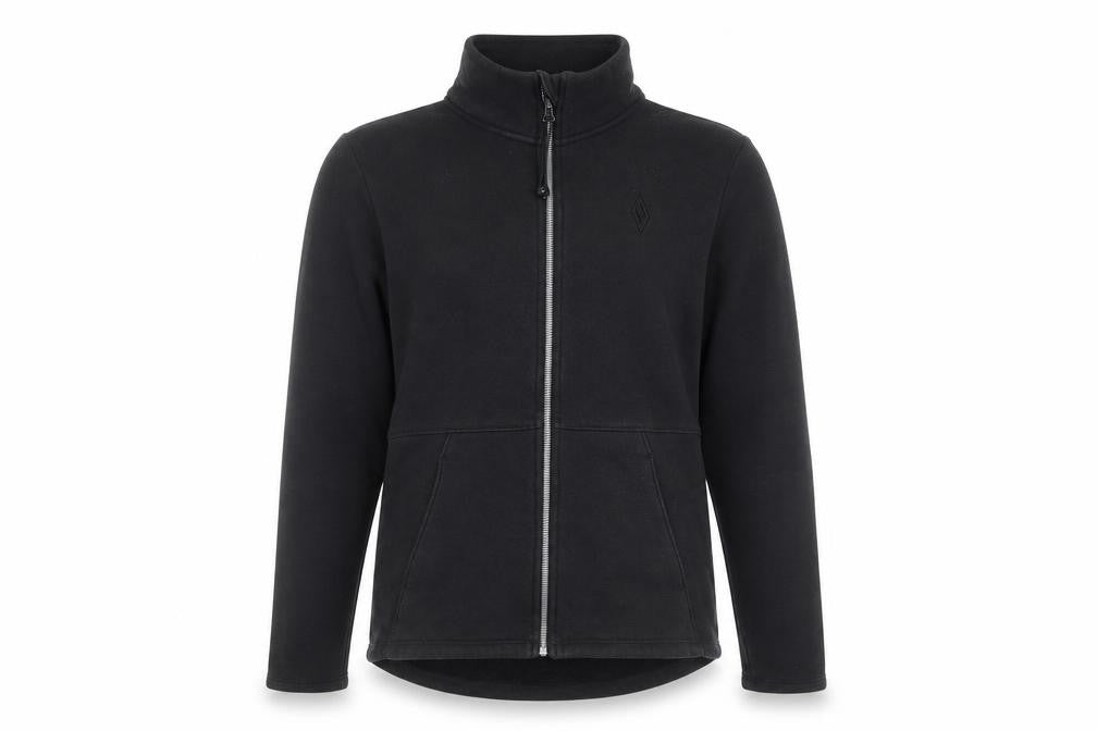 Skechers Men’s Black Fleece Zip-Up Active Jacket Size S
