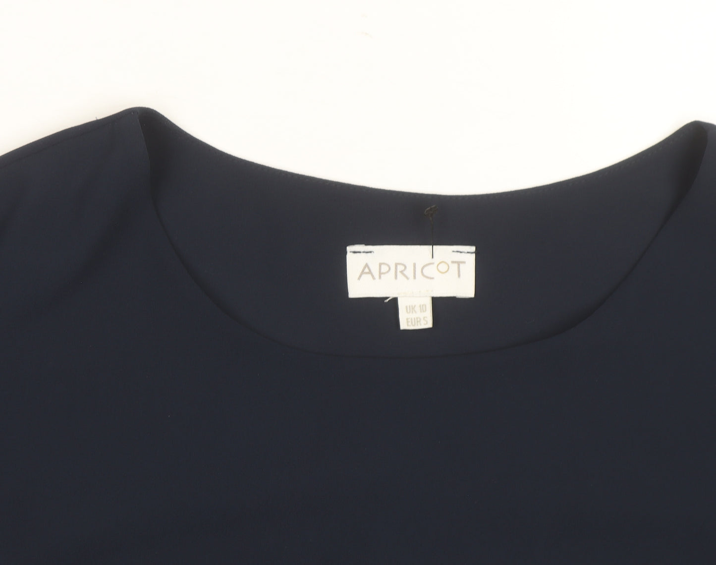 Apricot Women's Blue Pleated Long Sleeve Tunic Blouse Size 10