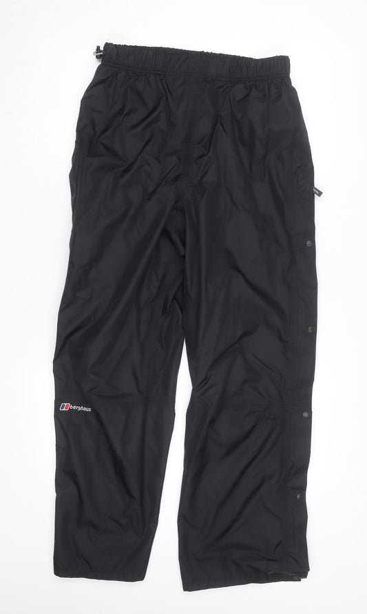 Berghaus Womens Black Waterproof Rain Trousers Size 16