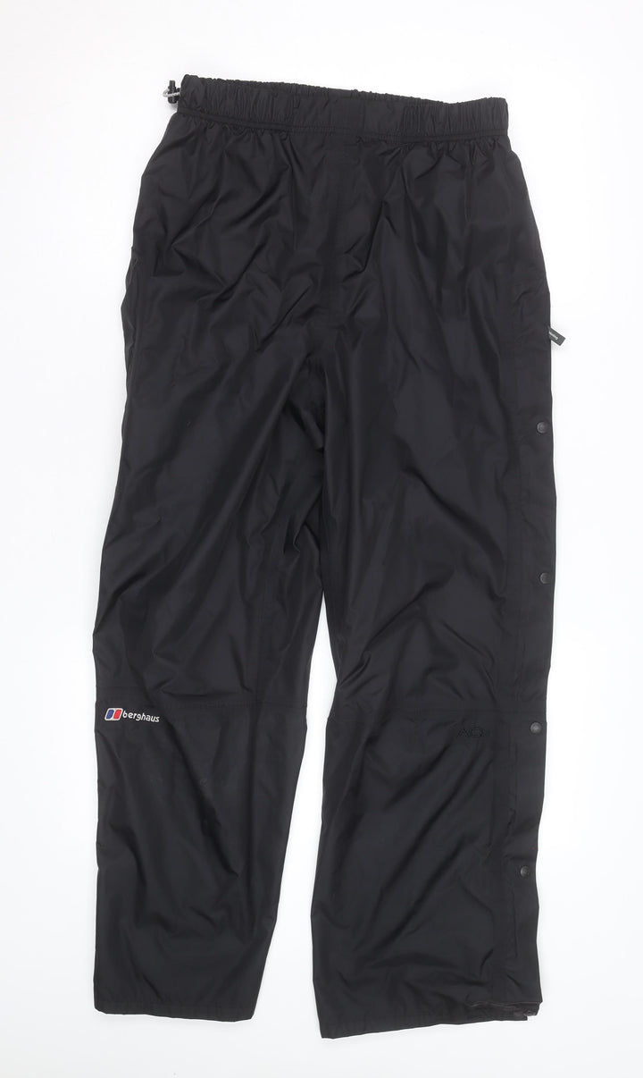 Berghaus Womens Black Waterproof Rain Trousers Size 16