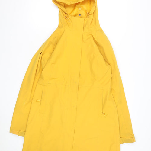 Mountain Warehouse Women’s Yellow Waterproof Rain Coat Size 12