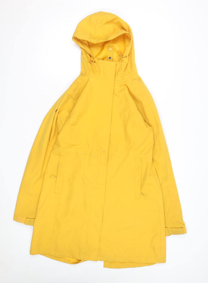 Mountain Warehouse Women’s Yellow Waterproof Rain Coat Size 12