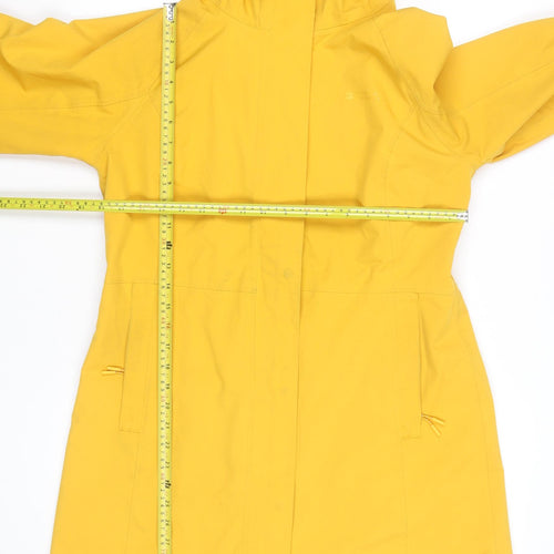 Mountain Warehouse Women’s Yellow Waterproof Rain Coat Size 12
