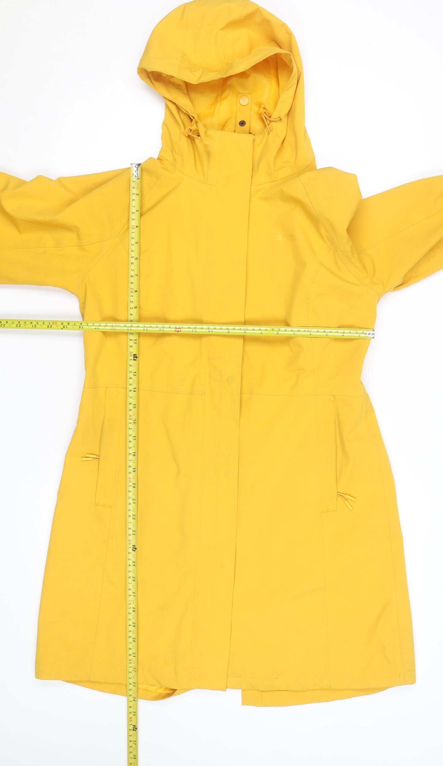 Mountain Warehouse Women’s Yellow Waterproof Rain Coat Size 12