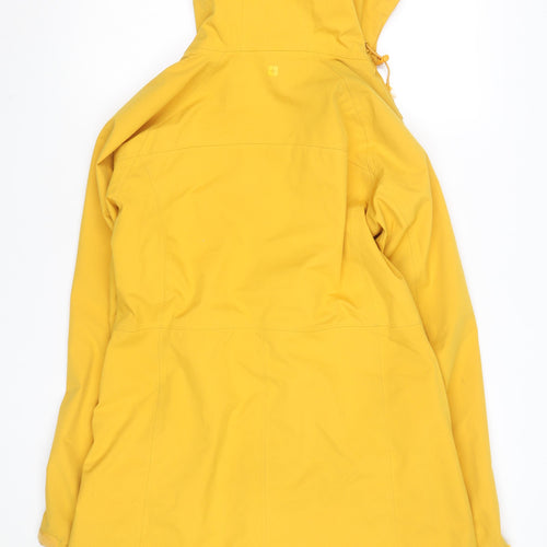Mountain Warehouse Women’s Yellow Waterproof Rain Coat Size 12
