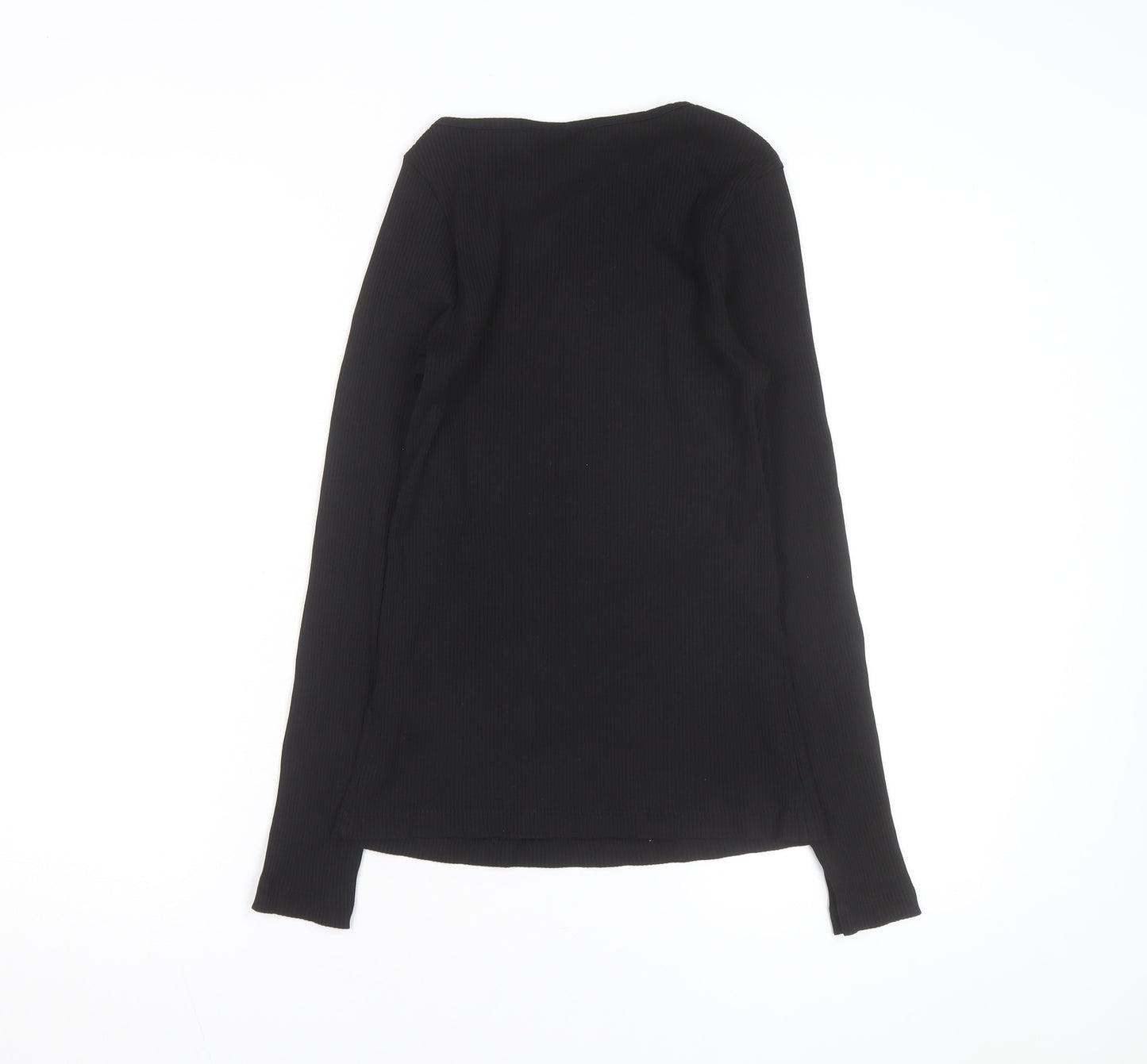 InWear Women's Black V-Neck Slim Fit Long Sleeve Jumper M