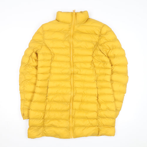 Mountain Warehouse Women’s Yellow Long Puffer Coat Size 12