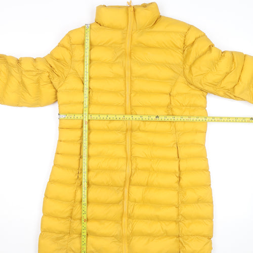 Mountain Warehouse Women’s Yellow Long Puffer Coat Size 12