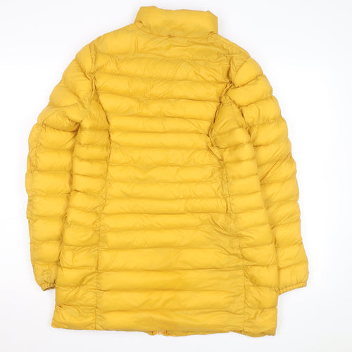 Mountain Warehouse Women’s Yellow Long Puffer Coat Size 12