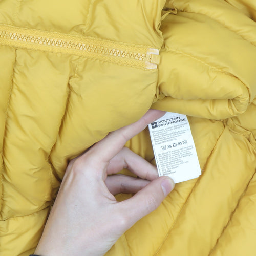 Mountain Warehouse Women’s Yellow Long Puffer Coat Size 12