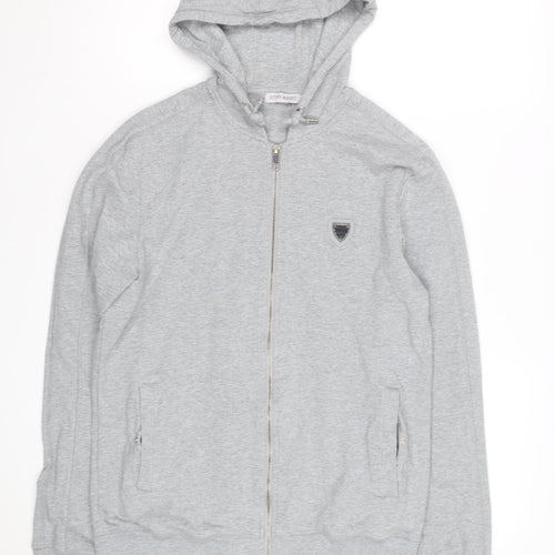 Antony Morato Men's Grey Full Zip Hoodie L Regular Fit