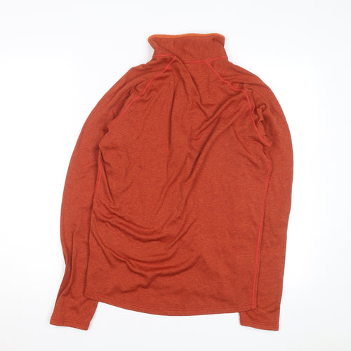 Patagonia Men's Orange 1/2 Zip Capilene Fleece Pullover L