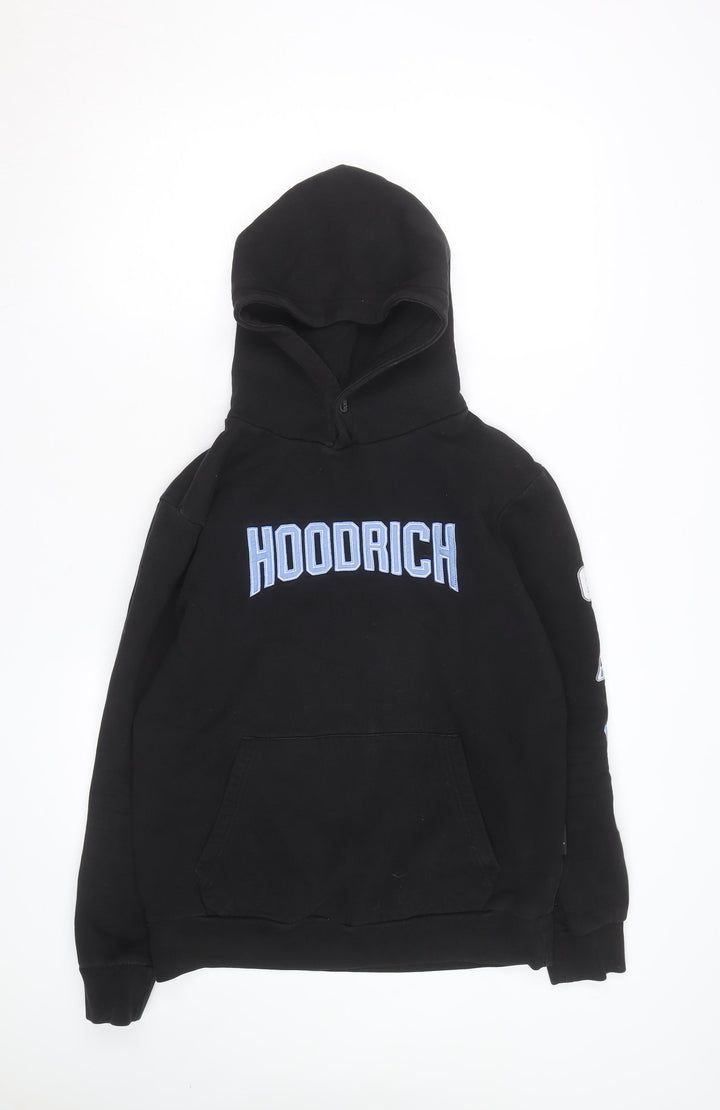 Hoodrich Men’s Black Pullover Hoodie S Graphic Tiger Streetwear