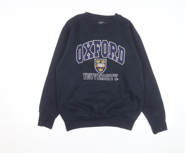Oxford University Men’s Blue XS Pullover Sweatshirt