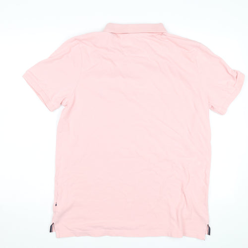 U.S. Polo Assn. Men’s Pink Regular Fit Cotton Polo Shirt L