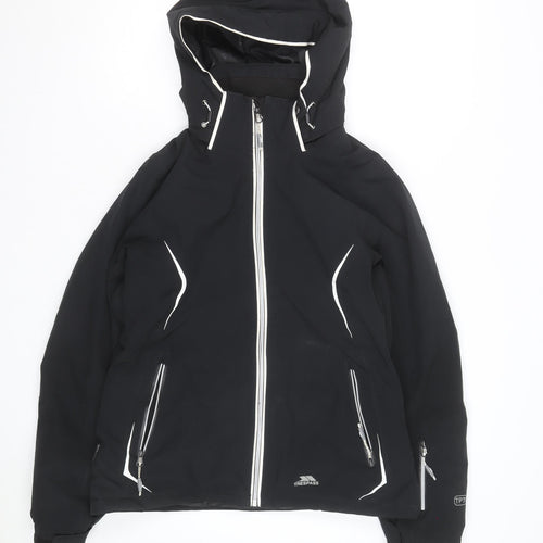 Trespass Men's Black Softshell Waterproof Hooded Jacket Size M