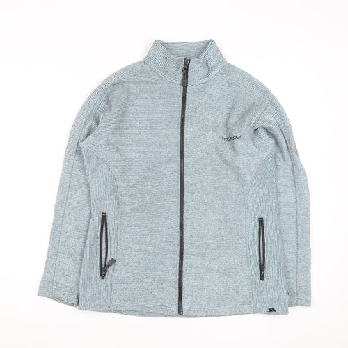 Trespass Mens Grey Full Zip Fleece Activewear Jacket M Regular Fit