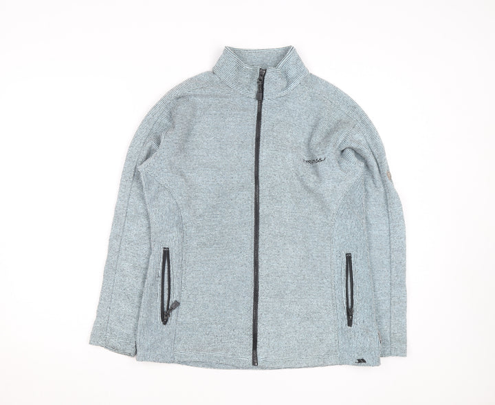 Trespass Mens Grey Full Zip Fleece Activewear Jacket M Regular Fit