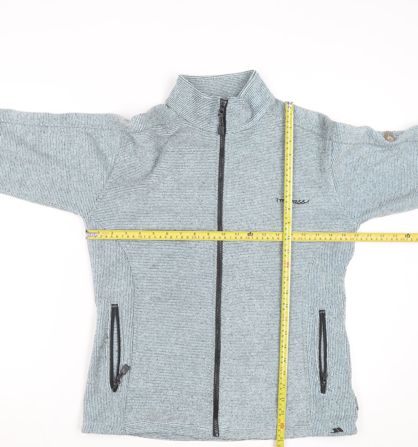 Trespass Mens Grey Full Zip Fleece Activewear Jacket M Regular Fit