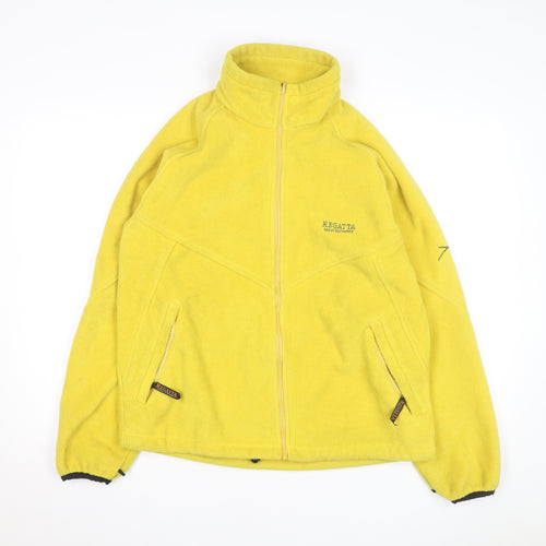Regatta Men's Yellow Fleece Full Zip Activewear Jacket S 97cm