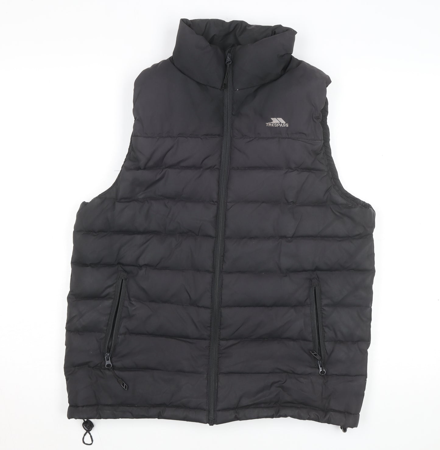 Trespass Men’s Black XS Down Puffer Waistcoat Outdoor Gilet