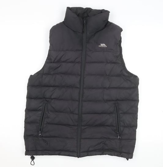 Trespass Men’s Black XS Down Puffer Waistcoat Outdoor Gilet