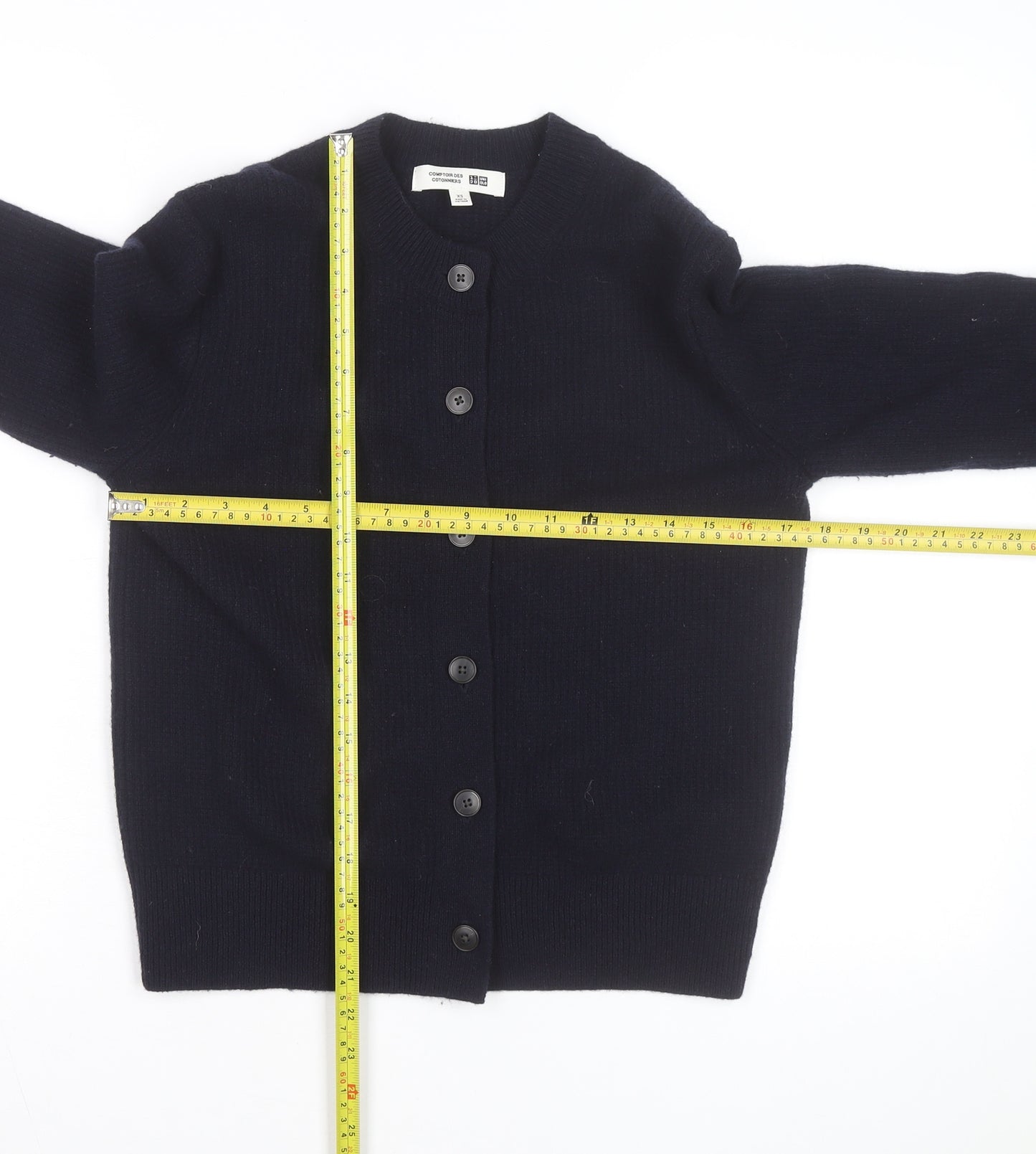 Uniqlo x Comptoir Des Cotonniers Black Wool Cardigan XS