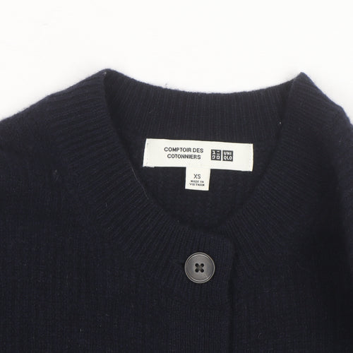 Uniqlo x Comptoir Des Cotonniers Black Wool Cardigan XS