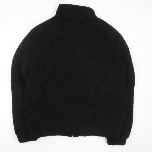 Saint + Sinner Men's Black Fleece Full Zip Jacket Size L