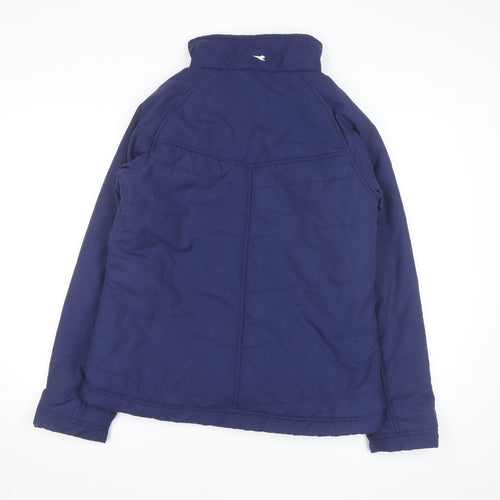 Diadora Women's Blue Puffer Jacket Size 16 Winter Casual